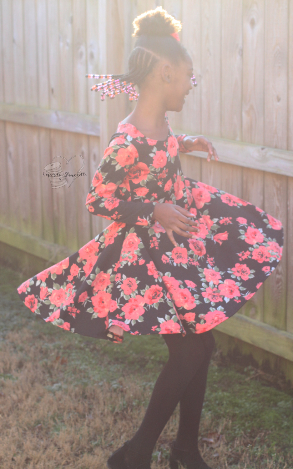 The Sweetie Pie dress I made for picture day